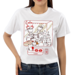 Pikarar Yellow Crane Drawing Shirt