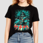 Cloud Strife Sliding His Motorcycle In The Style Of Akira Shirt