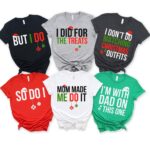 Personalized But I Do I Did For The Treats Group Matching Christmas Party Shirt