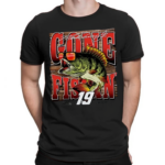 Martin Truex Jr 19 Tan Gone Fishin Graphic Shirt