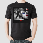 The Man Shooting The Police Car 666 Shirt