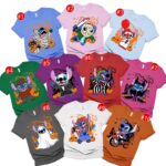 Stitch Horror Halloween Matching Group Shirt