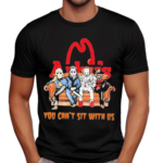 Horror Movie Characters Arbys You Can’t Sit With Us Halloween 2024 Shirt