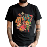 Brave Game Zelda Black Shirt