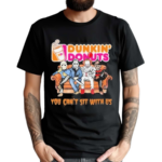 Horror Movie Characters Dunkin Donuts You Can’t Sit With Us Halloween 2024 shirt