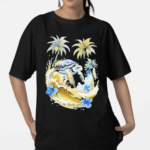 Turtle In A Tropical Storm 2024 Shirt