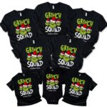 Personalized Grinch Squad For Family Matching Christmas Shirt