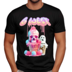 G West Melting Ice Cream Skull Shirt