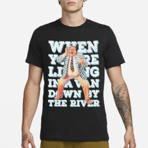 Funny Farley Van Down By The River Big Print Shirt