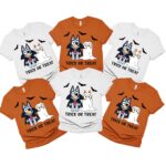 Bluey Trick Or Treat Halloween Matching Shirt