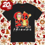 Winnie The Pooh Tigger And Deadpool Friends Disney Shirt