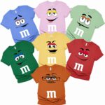 M And M Candy Matching Family Shirt, Candy Halloween Costume Shirt