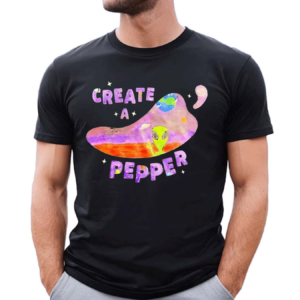 Create A Pepper Alien Spaceship Shirt