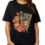 Brave Game Zelda Black Shirt