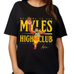 Myles Turner Indiana Pacers Welcome To The Myles High Club Signature Shirt