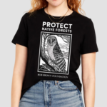 Owl Protect Native Forests Bob Brown Foundation Shirt