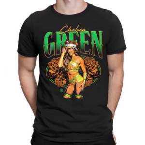 Chelsea Green Wrestler Flowers Graphic Shirt