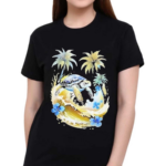 Turtle In A Tropical Storm 2024 Shirt