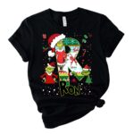 Custom Grinch With Name For Family Matching Christmas Shirt