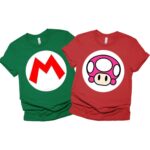 Super Mario Family Shirt, Super Mario Family Custom Shirt, Family Matching Shirt