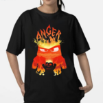 Anger Fire Movie Characters Shirt