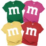 M M Family Shirt, Matching Halloween Costumes For Family Shirt, Custom Party Shirt, Mm Shirt