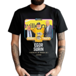 Nashville Predators Egor Surin Yaroslavl Jr Russia jr Center 2024 Shirt