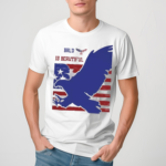 Bald Is Beautiful American Flag Shirt