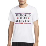 Election 2024 Morals Of An Alley Cat Political Debate Take America Back Maga Shirt