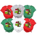 Grinch Ho Ho Ho For Family Matching Christmas Shirt