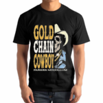 Parker Mccollum Gold Chain Cowboy Skull Shirt