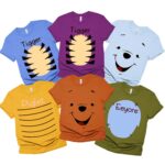 Pooh Bear And Friends Halloween Matching Shirt