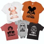 Custom Star Wars Family Vacation Trip 2024 Costume Group Matching Shirt