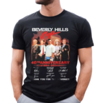 Beverly Hills Cop 40th Anniversary 1984 2024 Thank You For The Memories Signatures Shirt