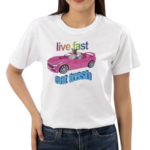 Live Fast Eat Trash Possum And Raccoon Shirt