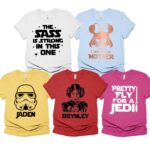 Custom Star Wars Family Vacation Trip 2024 Costume Group Matching Shirt