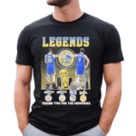 Legends Curry And Thompson Thank You For The Memories Shirt