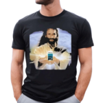 Jesus Holding Cigs Newport Shirt