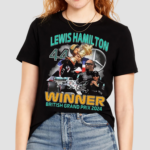 Lewis Hamilton Winner British Grand Prix 2024 Signature Shirt