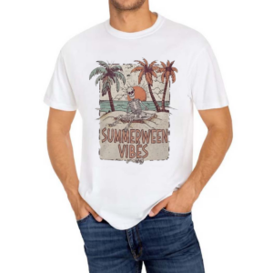 Skeleton Summerween Vibes Vintage Shirt