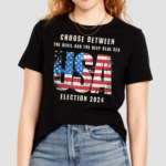 Usa Election 2024 Choose Between The Devil And The Deep Blue Sea Shirt