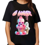 G West Melting Ice Cream Skull Shirt