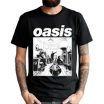 Oasis Definitely Maybe 2024 Black Shirt