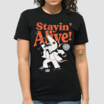 Opossum Dancing Stayin Alive Art Shirt