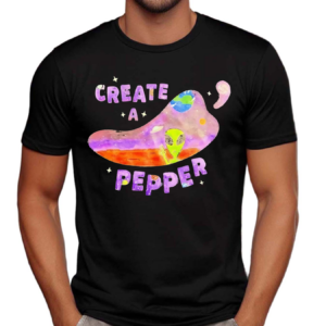 Create A Pepper Alien Spaceship Shirt