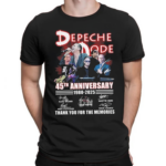 Depeche Dope 45th Anniversary 1980 2025 Thank You For The Memories Signatures Shirt