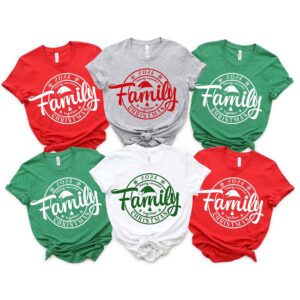 Custom Family Christmas 2024 Matching Christmas Family Shirt