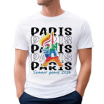 USA Eiffel Tower Summer Games 2024 Shirt