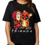 Winnie The Pooh Tigger And Deadpool Best Friends Disney Fan Shirt