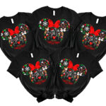 Minnie Mouse Merry Christmas For Family Matching Shirt